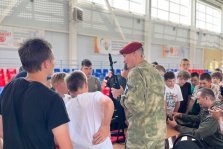 выкса.рф, Юные спортсмены встретились с ветеранами боевых действий