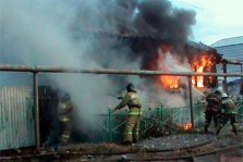 выкса.рф, Жилой дом сгорел в поселке Шиморское