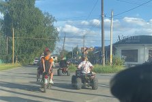 выкса.рф, В Выксе юные райдеры на питбайках и квадроциклах устроили опасную езду