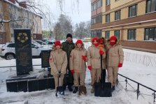 выкса.рф, Юнармейцы Выксы очистили мемориал в честь 83‑й годовщины прорыва блокады Ленинграда