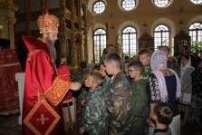 выкса.рф, Епископ Варнава благословил Православных витязей на военные сборы