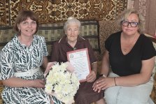 выкса.рф, В Выксе отметили 100-летний юбилей труженицы тыла Александры Кадулиной