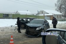 выкса.рф, Три человека пострадали в лобовом ДТП в Мотмосе