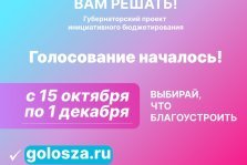 выкса.рф, Стартовало народное голосование по программе благоустройства «Вам решать!»