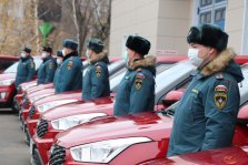 выкса.рф, Сотрудникам пожарного надзора вручили ключи от новых служебных автомобилей