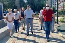 выкса.рф, Глава администрации оценил новый сквер на улице Чкалова