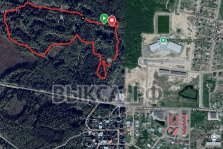 выкса.рф, У «Баташев-Арены» открылась лесная тропа — маршрут для прогулок, бега и велосипедов