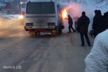 выкса.рф, В Выксе сгорел рейсовый автобус