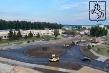 выкса.рф, Стартовала укладка асфальта на круговом движении у ТИЦ