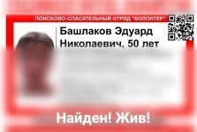 выкса.рф, Пропал 50-летний Эдуард Башлаков (обновлено)