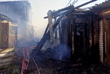 выкса.рф, Сараи на площади 150 м² сгорели в Новодмитриевке