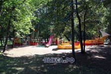 выкса.рф, В городском парке устанавливают детскую площадку