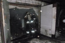 выкса.рф, В Демьяновском переулке загорелся гараж