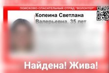 выкса.рф, Пропала 35-летняя Светлана Копеина (обновлено)