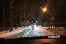 выкса.рф, «Жигули» снесли газовую опору на улице Слепнёва