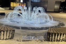 выкса.рф, На площади Октябрьской Революции появился световой фонтан