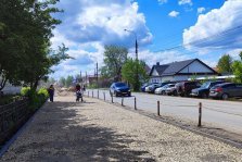 выкса.рф, Строится тротуар вдоль Борковского проезда