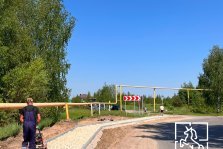 выкса.рф, В переулке Садовом идут работы по обустройству тротуара