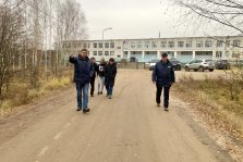 выкса.рф, Власти обсудили строительство тротуара к Досчатинской школе