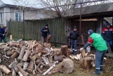 выкса.рф, Металлурги помогли ветерану заготовить дрова на зиму