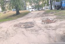 выкса.рф, Жители Досчатого интересуются: когда улица Калинина получит нормальную дорогу?
