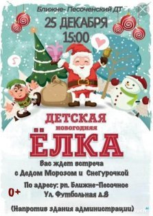 выкса.рф, Новогодняя ёлка в Ближне-Песочном