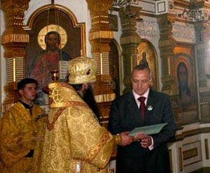 Валерий Анисимов награжден орденом преподобного Серафима Саровского III степени