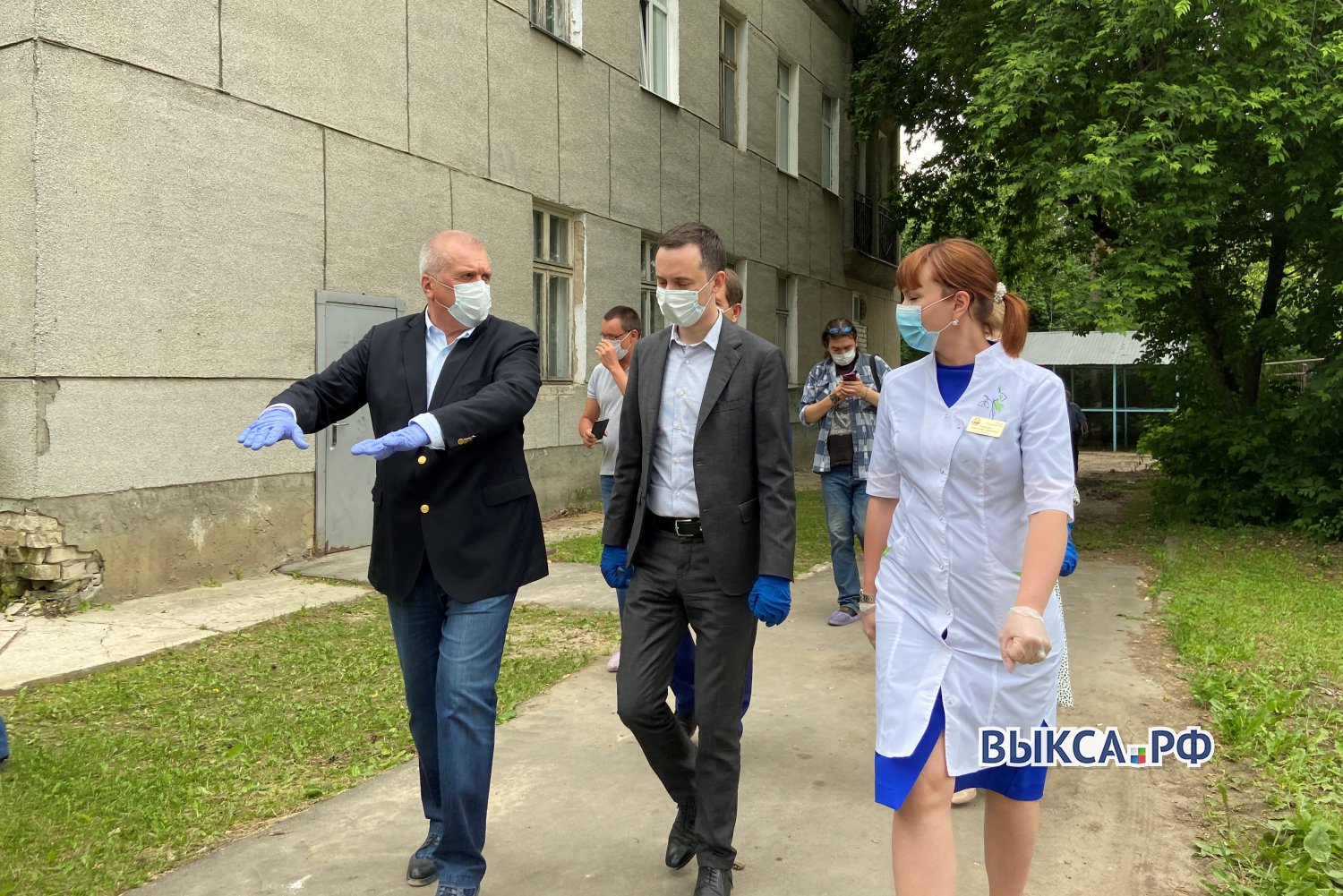 Глава регионального минздрава посетил открытие инфекционного отделения ЦРБ
