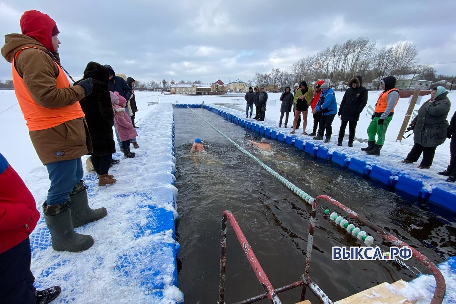 Открытый чемпионат Выксы по зимнему плаванию