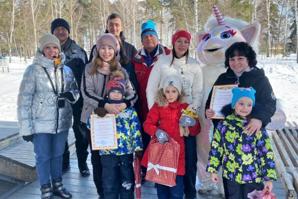 Семья Борисовых выиграла семейную эстафету «Супермама»