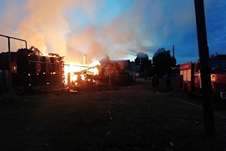 91-летняя пенсионерка задохнулась на пожаре в Навашинском округе