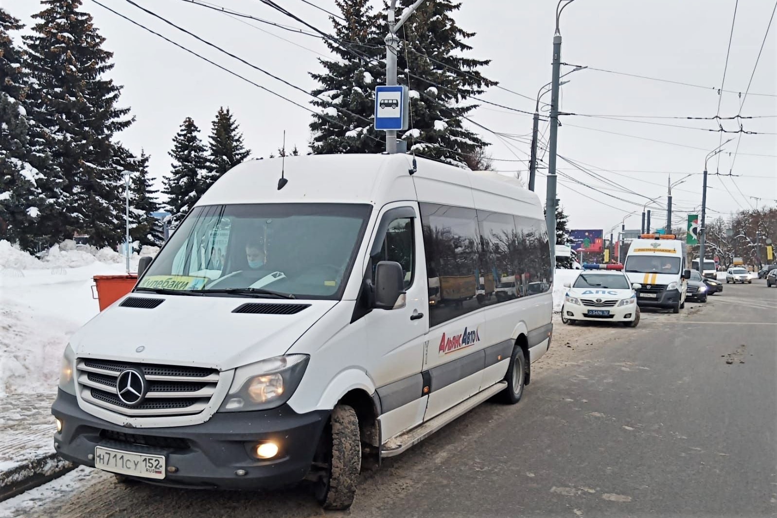 Арестован автобус нелегального кулебакского перевозчика