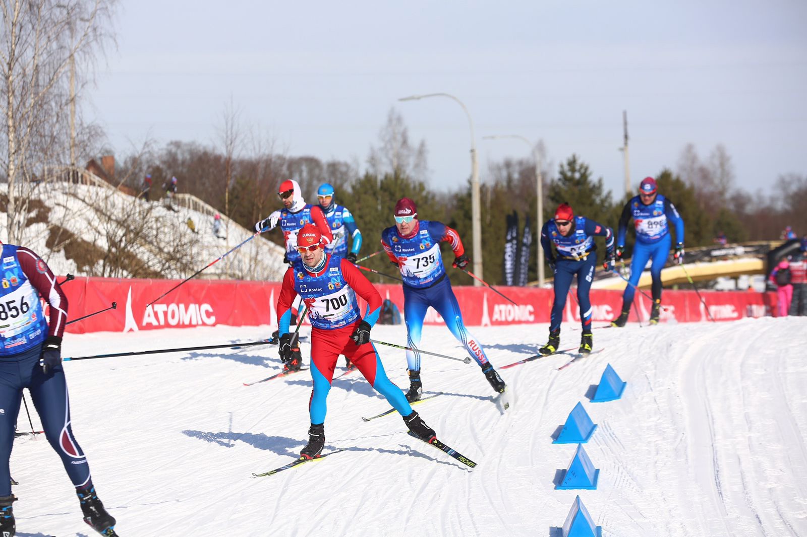 Выксунцы пробежали лыжный марафон вместе с олимпийскими чемпионами