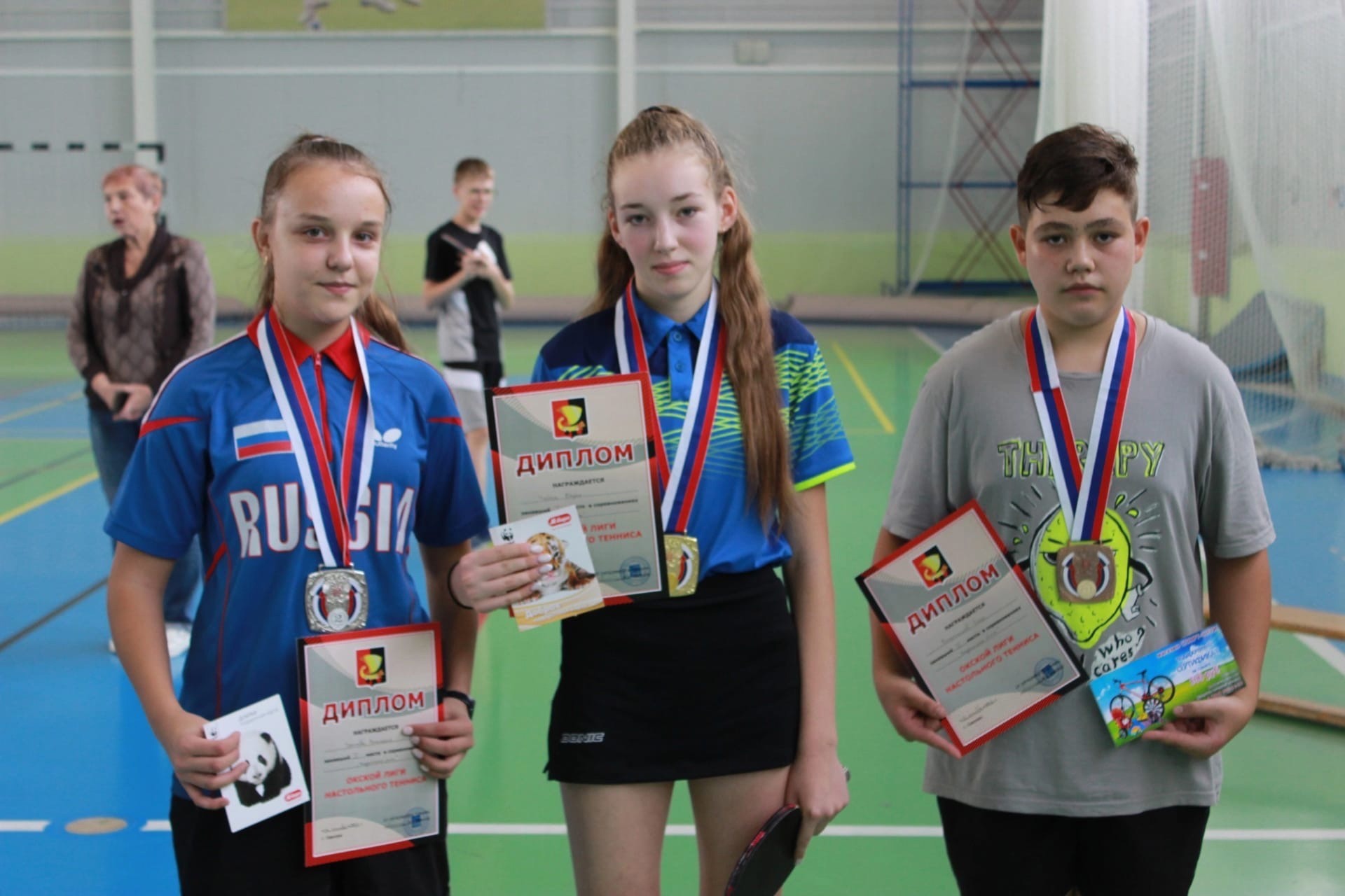 Теннисистки Дарья Чайка и Виктория Грачёва стали лучшими в кадетской лиге