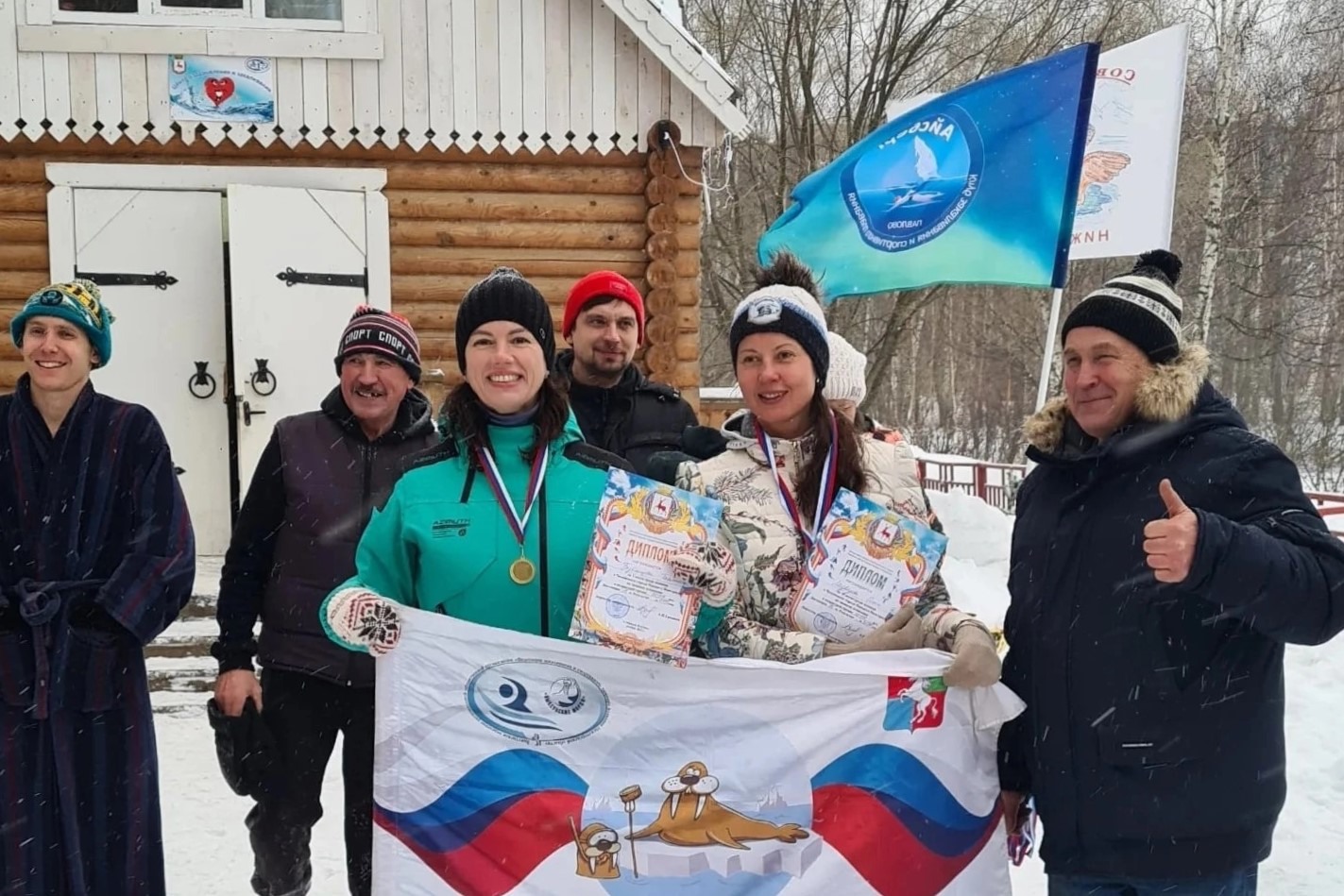 Татьяна Бубенцова победила в открытом чемпионате по зимнему плаванию