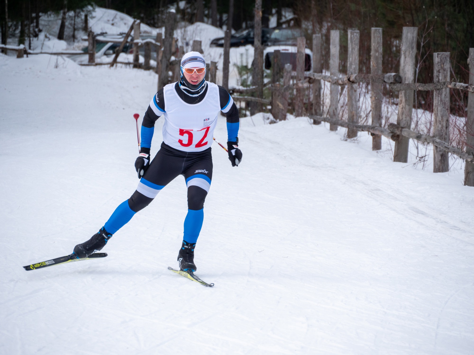Заводскую спартакиаду открыли соревнования по лыжным гонкам