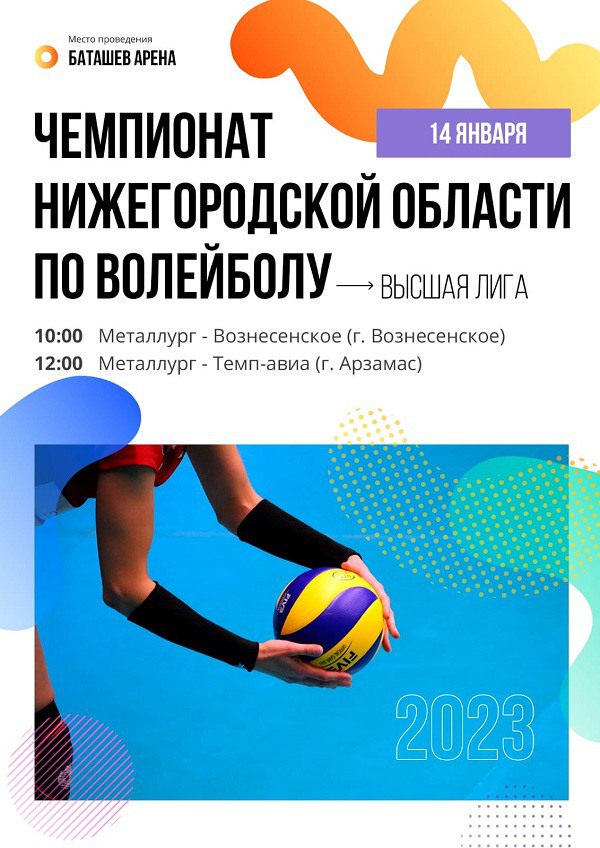 Первенство Нижегородской области по волейболу