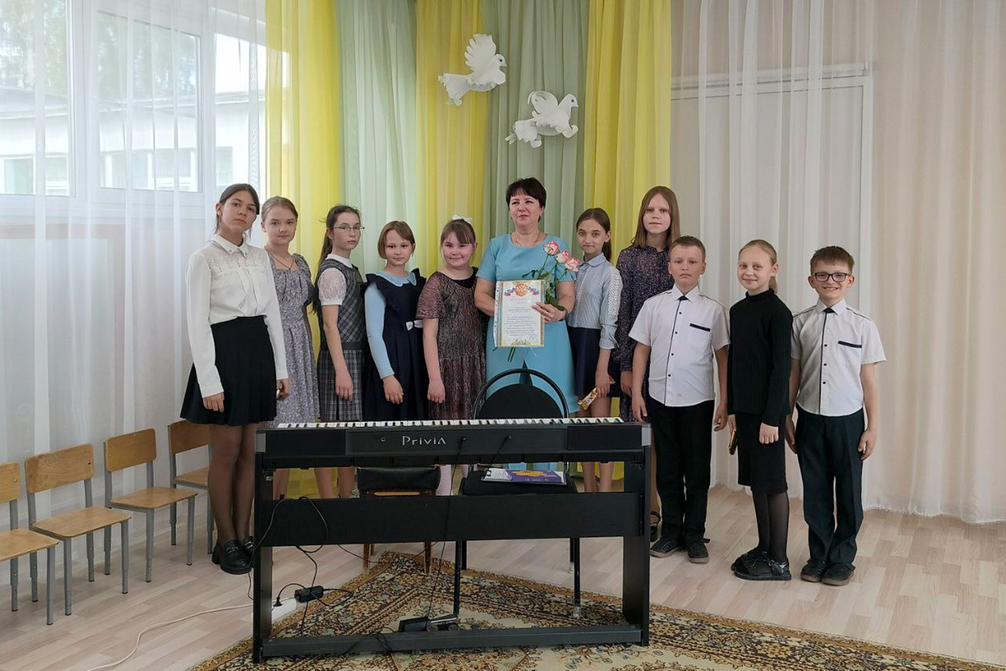 Пианисты ДШИ дали концерт в детском саду «Ручеёк»