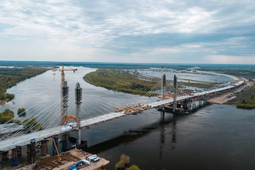 Мост через Оку соединил нижегородскую и владимирскую части трассы М-12
