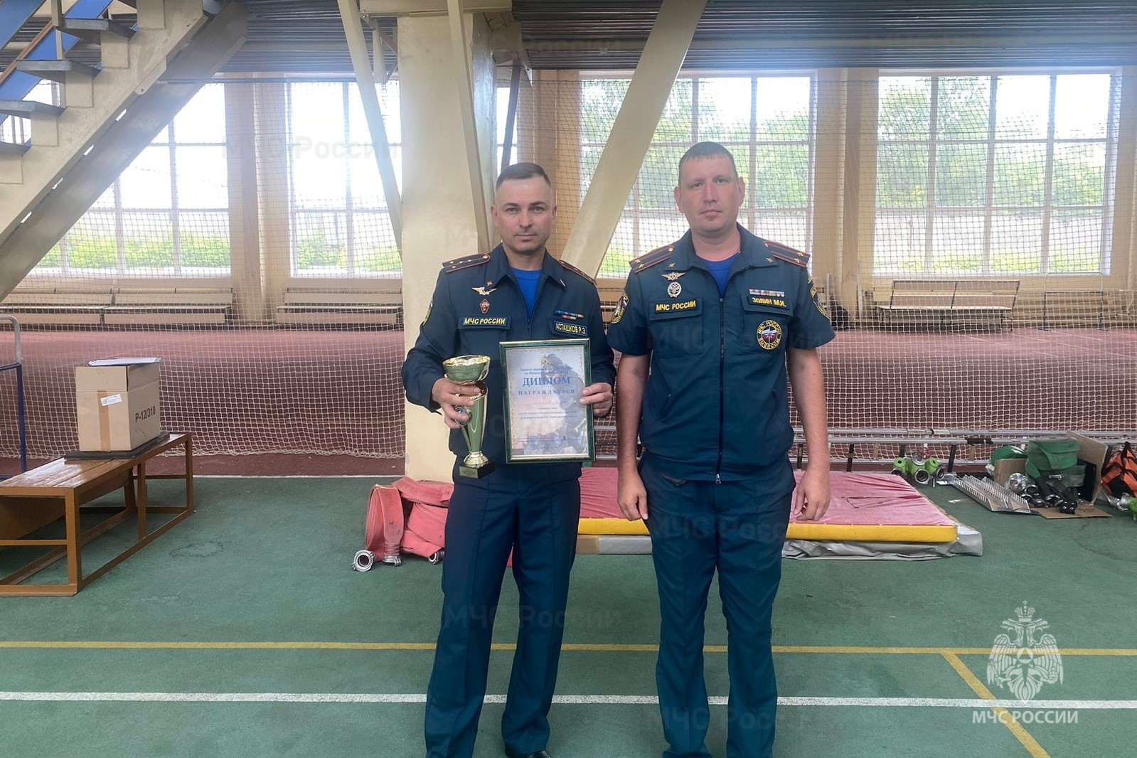 Роман Асташков выиграл соревнования среди нижегородских пожарных старше 40 лет