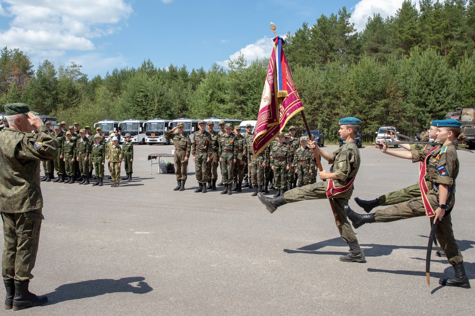 «Православные витязи» прошли военно-полевые сборы на полигоне ВДВ