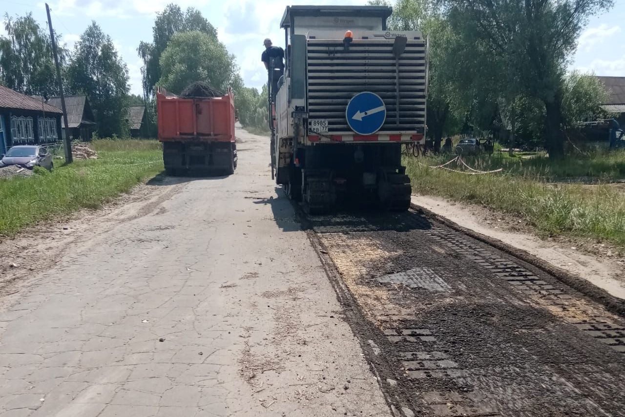 В Чупалейке начали ремонтировать дорогу на улице Молодёжной