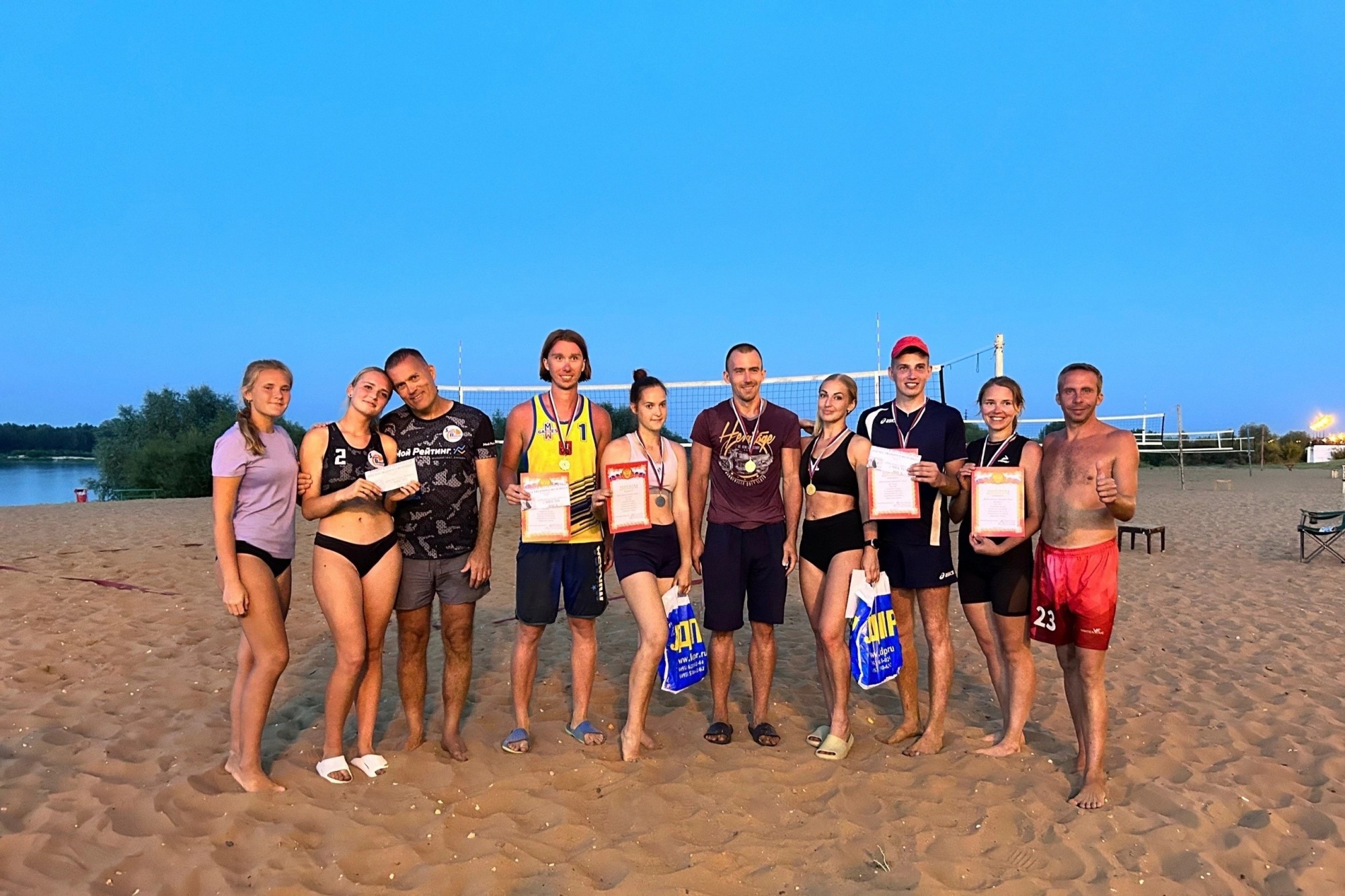 Дуэт Журавского и Агеевой стал третьим на турнире по пляжному волейболу в Муроме