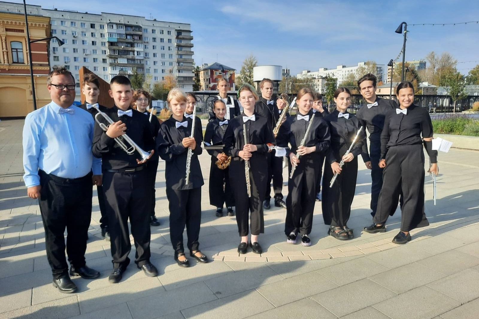 Ученики ДШИ выступили на гала-концерте «Под звуки духового оркестра»