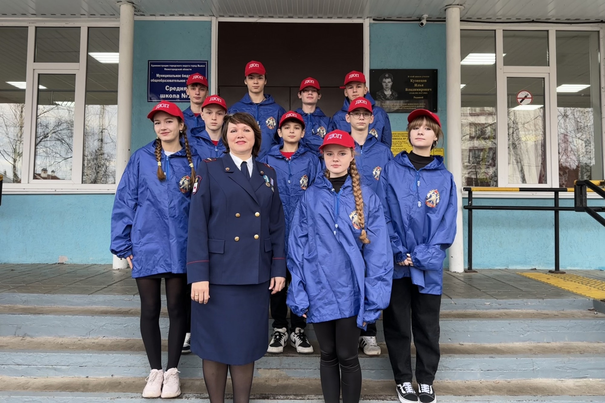 Ученики школы № 12 поборются за звание лучшей дружины юных пожарных России