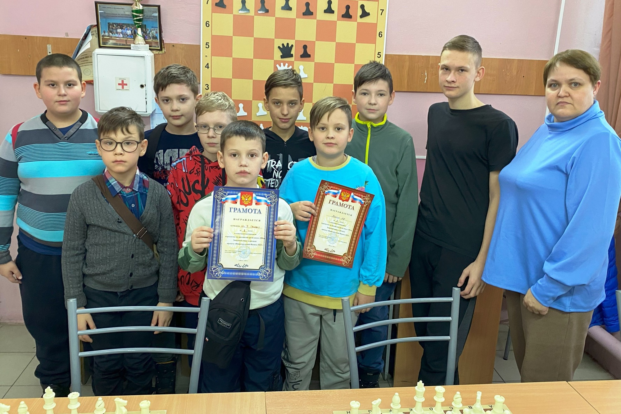 Шахматисты школы № 9 сыграют в финале «Нижегородского витязя»