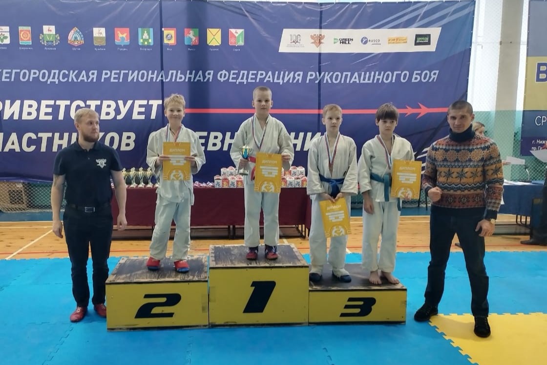 Рукопашники привезли восемь медалей с нижегородского «Открытого ковра»