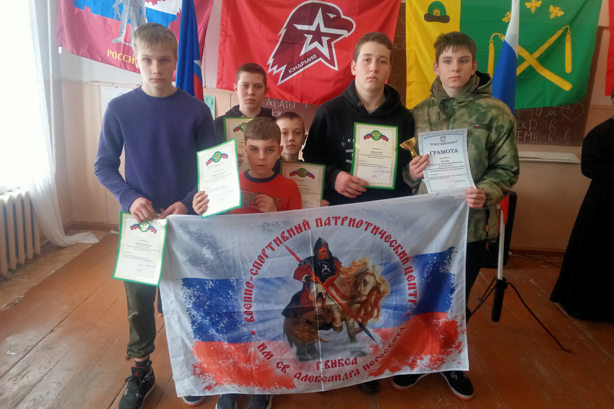 «Пересвет» вернулся с военно-полевых сборов в Рязанской области