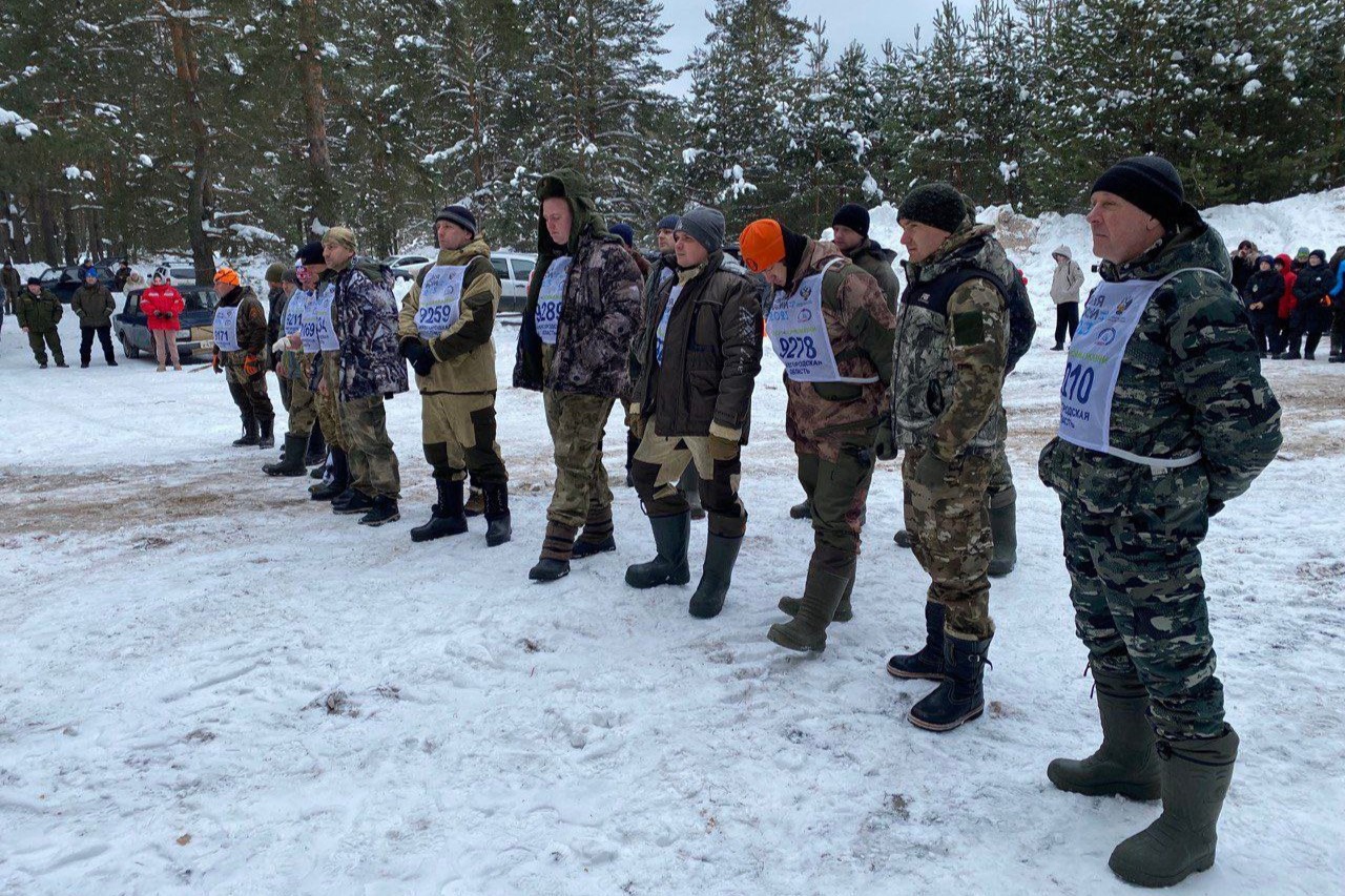 Охотники-биатлонисты соревновались в Новодмитриевке