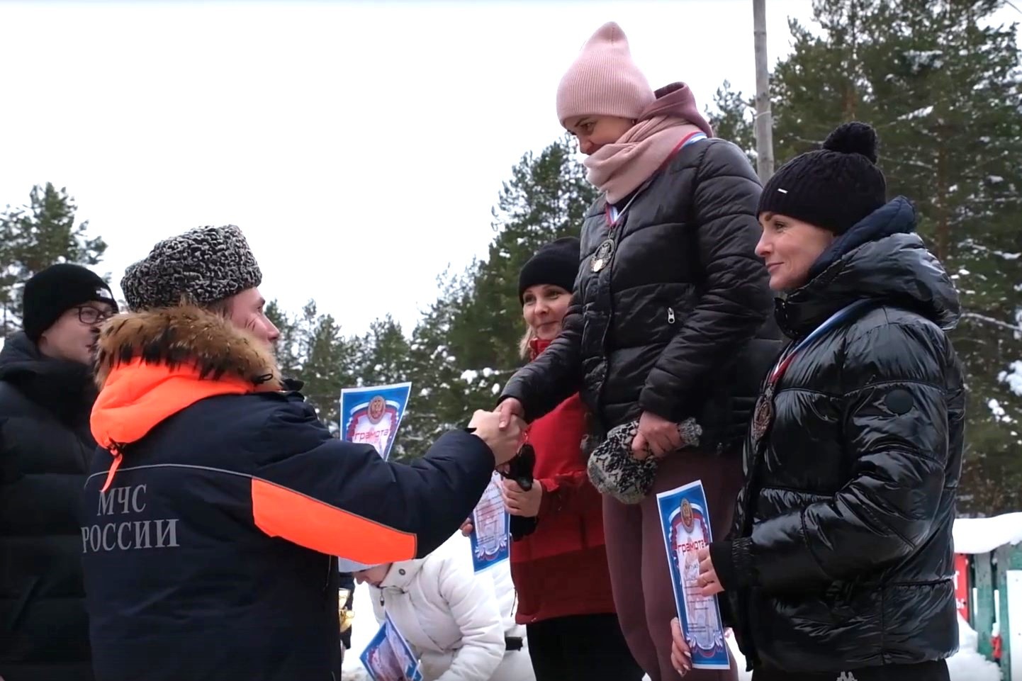Юлия Гусева выиграла областную спартакиаду МЧС по лыжным гонкам